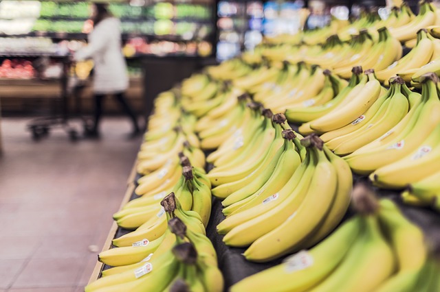 grocery store stocked with produce